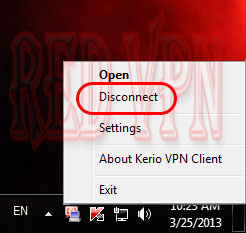 کریو وی پی ان ( Kerio VPN )آموزش اتصال به